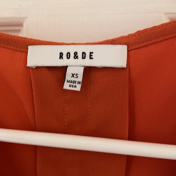 Orange tunic blouse - Picture 2 of 3